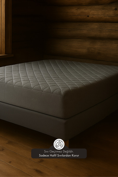 MOYA HOME Colorful Gray Quilted Mattress Protector Fitted Full Edge Mattress Sheet Cotton 9 DIFFERENT SIZES