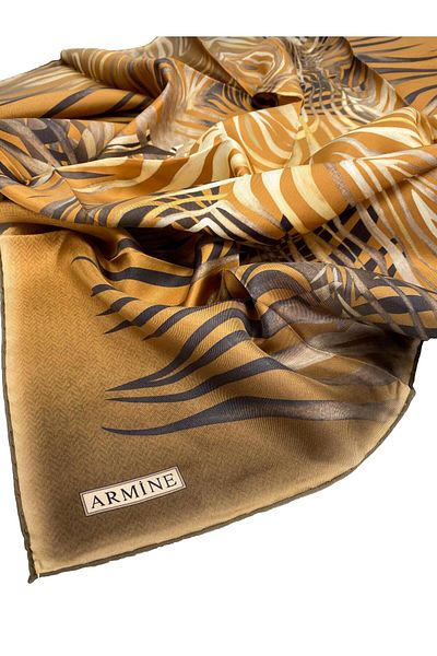 Armine 2023/2024 Autumn Winter Silk Scarf - 9038D-03 - Tivil