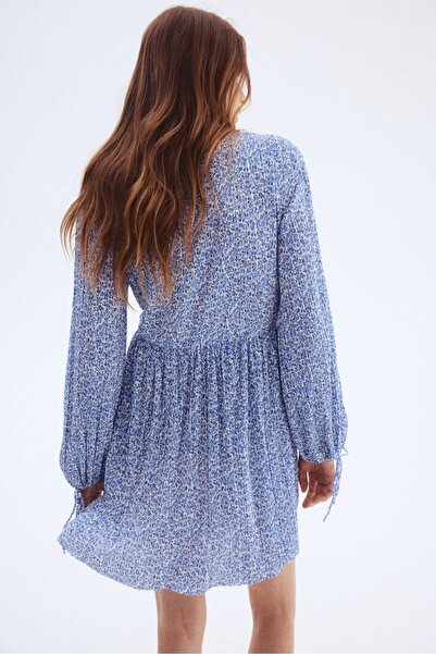 H&M Pliseli Elbise