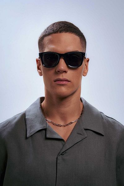 Bilge Karga Belen Black Men's Sunglasses