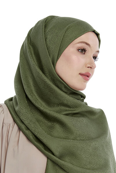Altobeh Monogram Star Pattern Shawl - Pistachio Green