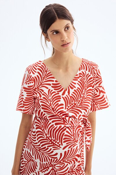 H&M MAMA Krinkle Anvelop Elbise