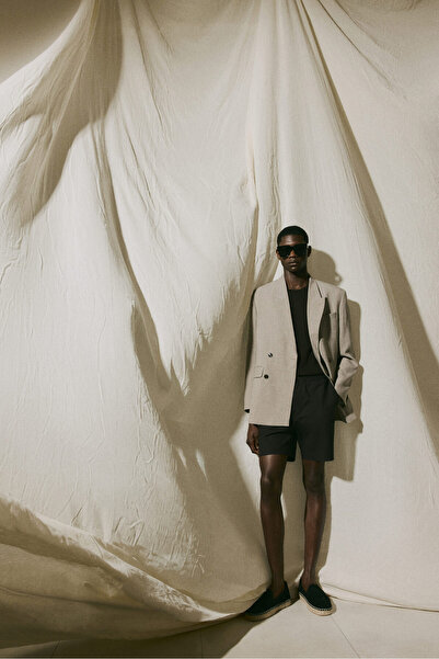 H&M Poplin Şort Relaxed Fit