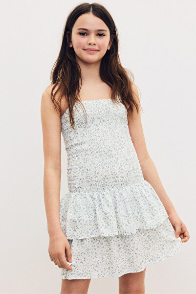 H&M Büzgülü ve Askılı Elbise