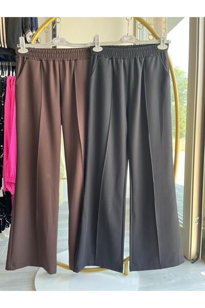 SMY BELİ LASTİKLİ CEPLİ KUMAŞ PANTOLON