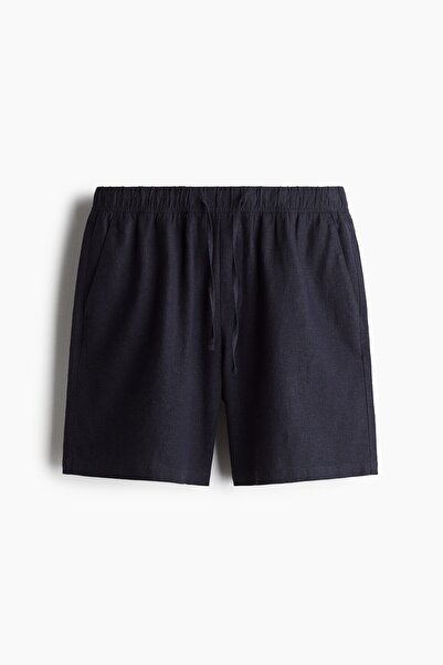 H&M Keten Karışımlı Şort Relaxed Fit