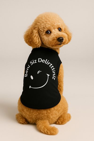 Monopetz New Season Dog And Cat Outfit - Black You Drive Me Crazy