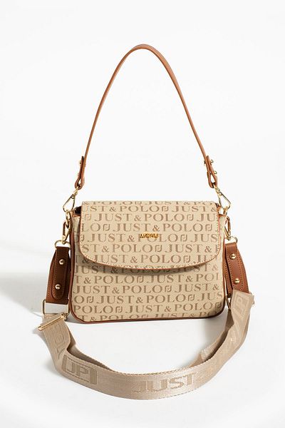 Just Polo Women's Shoulder Bag New Season Lacoste Fabric