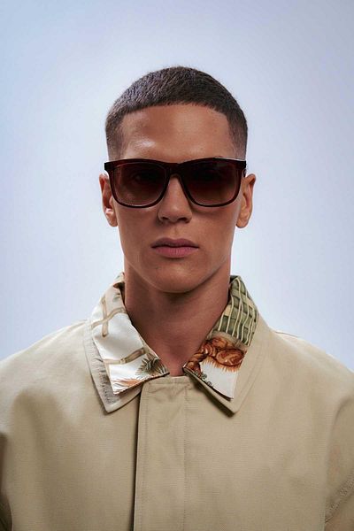Bilge Karga Fabian Brown Gradient Men's Sunglasses