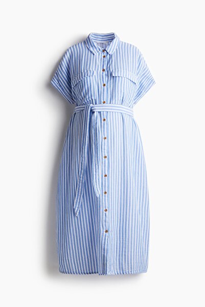 H&M MAMA Muslin Gömlek Elbise