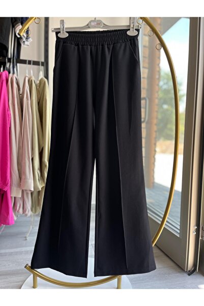 SMY BELİ LASTİKLİ CEPLİ KUMAŞ PANTOLON