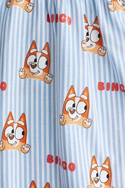 H&M Baskılı ve Pamuklu Elbise