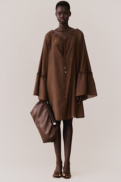 H&M Trompet Kollu Tunik Elbise