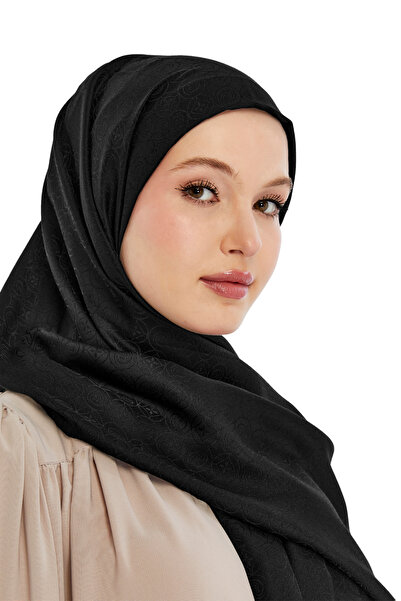 Altobeh Monogram Star Pattern Shawl - Black