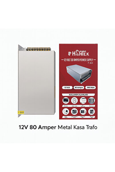 KaraköyOnline 12V-80Amper Metal Kasa Trafo