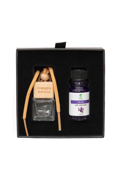 XTERRA | SET OF AROMADIFUSER BOTTLE AND CAR FRAGRANCE OIL WITH PLUM FRAGRANCE | 10 ml