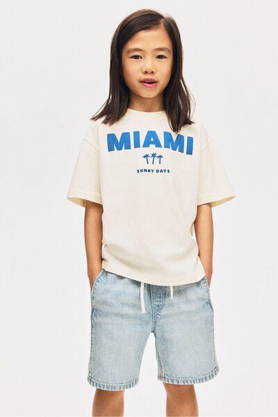 H&M Pamuklu Kot Şort