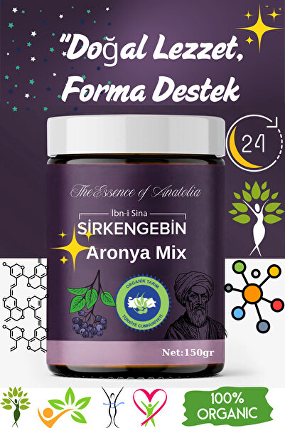anadolu'nun özü organik üretim Aronya Sirkengebin Karışımı