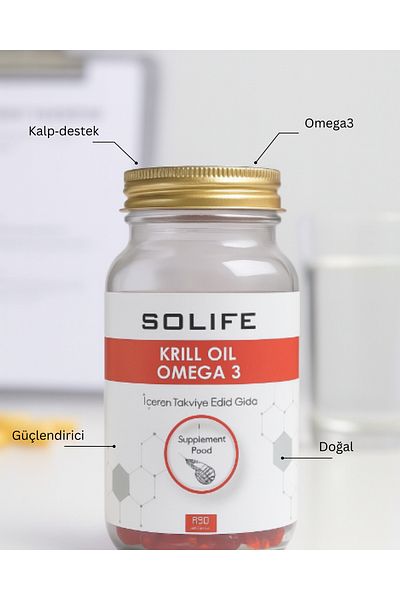 SOLIFE Krill Oil Omega-3 - 30 Capsules