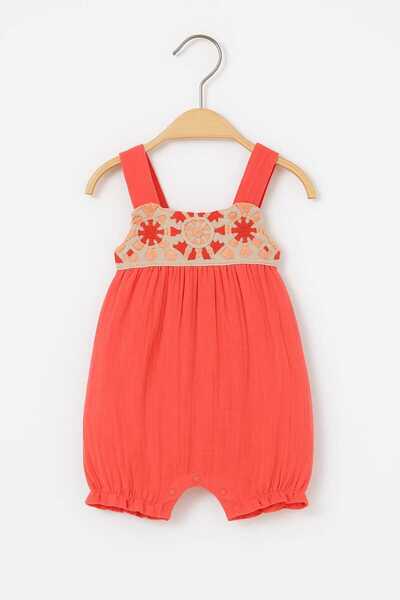 Lino Baby TIĞ MOTİF İŞLEMELİ %100 PAMUK MÜSLİM BEBEK TULUM