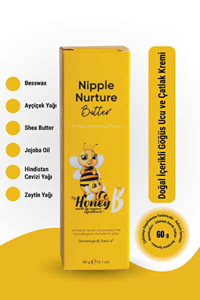 myhoneyb Nipple Nurture Butter Doğal Içerikli Göğüs Ucu Ve Çatlak Kremi 60 gr