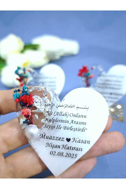 Demet Art Studio Reçineye Hayat Veriyoruz Epoksi 10 Adet Söz, Nişan, Doğum Gü...