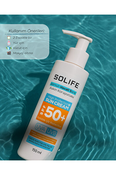 SOLIFE Aşkın Koruyucusu 50+ SPF Güneş Kremi