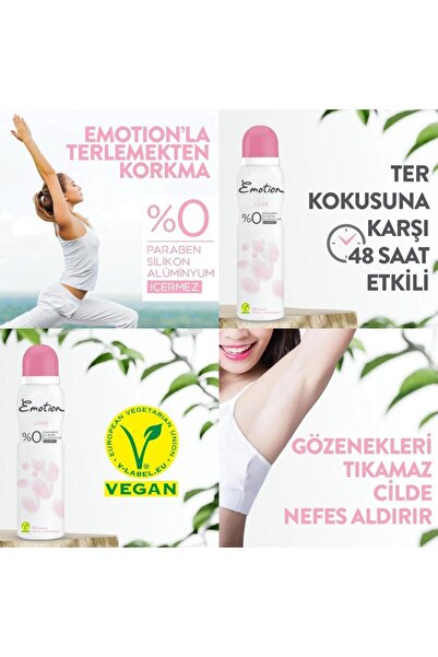 Emotion Love Deodorant 150 Ml