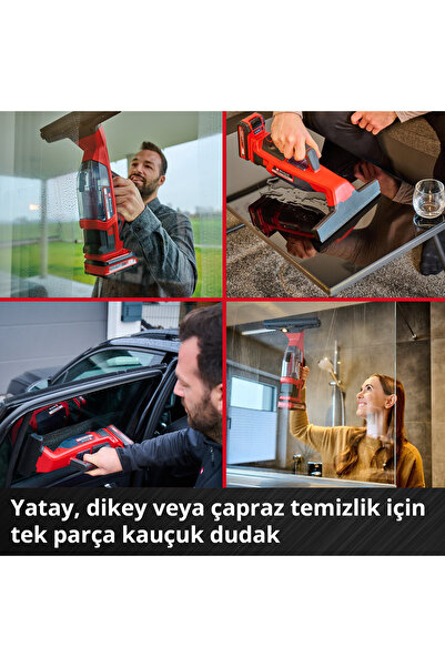 Einhell Brıllıanto - Solo, Akülü Cam Temizleme Makinesi - 3437100