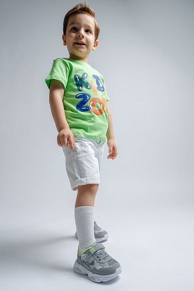 mnpc Gray Lighted Boys' Sneakers