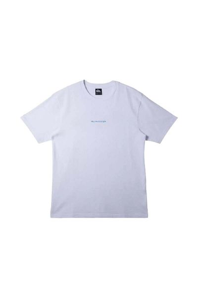 Quiksilver Ανδρικό μπλουζάκι Surf Safari Moe σε λευκό casual στυλ Aqyzt09539-10