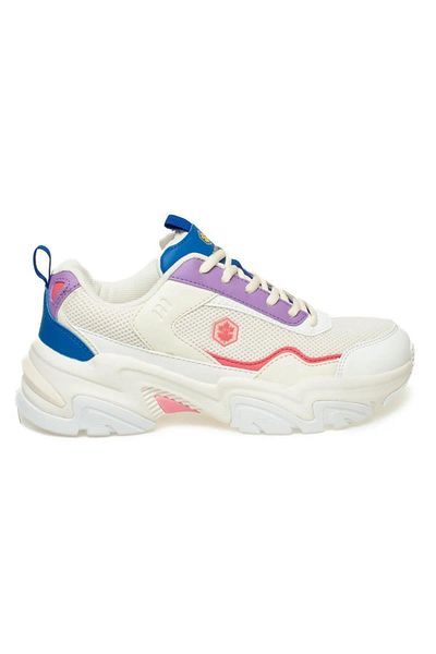 lumberjack 3w Joanna 3pr White Lilac Pantofi de damă cu talpă groasă
