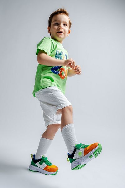 mnpc Boy's Orange Sports Shoes