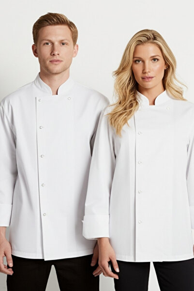 MKWorkwear اختيار التطريز بالاسم - سترة الشيف VENTO - ملابس الطهي الحديثة |  ...