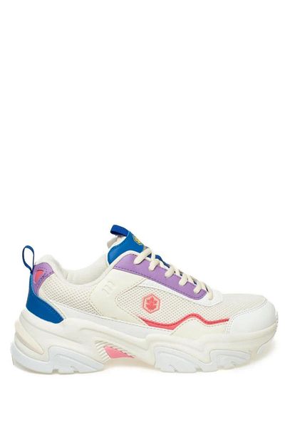 lumberjack 3w Joanna 3pr White Lilac Pantofi de damă cu talpă groasă