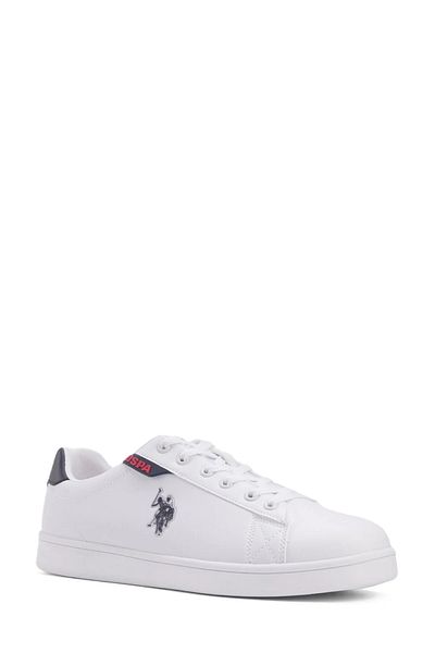 U.S. Polo Assn. Adidași albi pentru copii