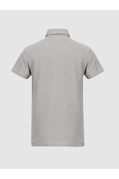 Ltb Мъжки обувки с яка и къс ръкав Mecafe Tshit12248417561674