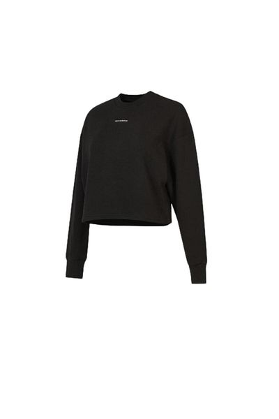 New Balance Nb Lifestyle Women Sweatshirt Wnc3419-bk Dámská černá mikina