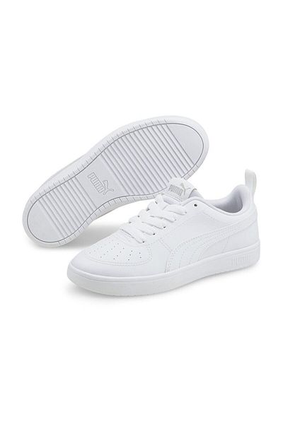 Puma Pantofi sport unisex Rickie Jr, alb-glaciar gri 38431101