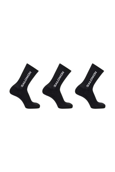 Salomon Σετ κάλτσες Unisex Black Everyday Crew 3 τεμαχίων