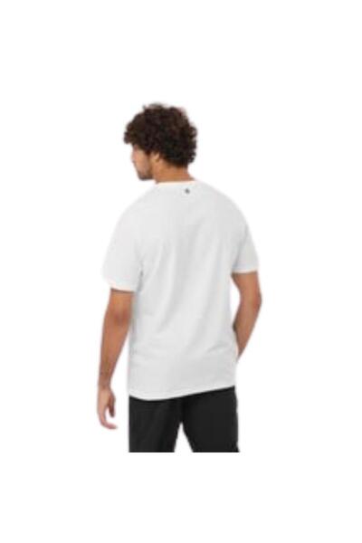 Salomon Ανδρικό λευκό μπλουζάκι Graphic Ss Tee M Lc2246900