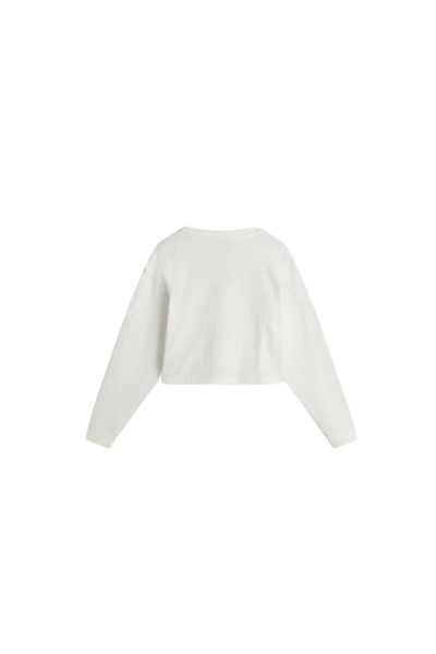 Vans Tricou de damă Retro V Ls Relax Crop bej