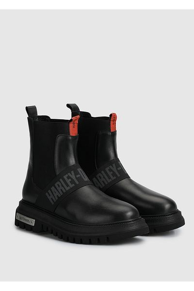 Harley Davidson 021m 100557 Polperro Черно // Кожа