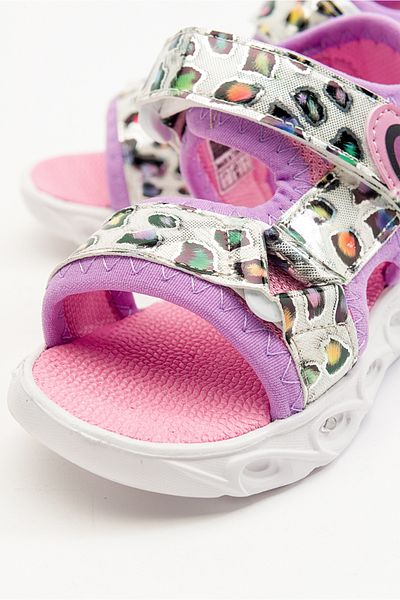 mnpc Girl's Pink Luminous Anatomical Lightweight Sports Sandals