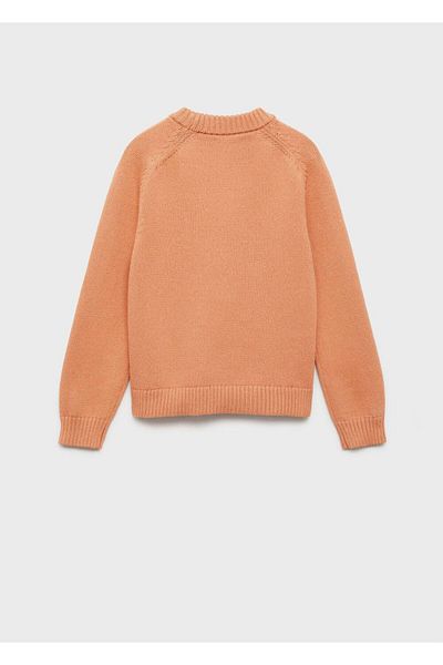 MANGO Kids Knit detailed sweater