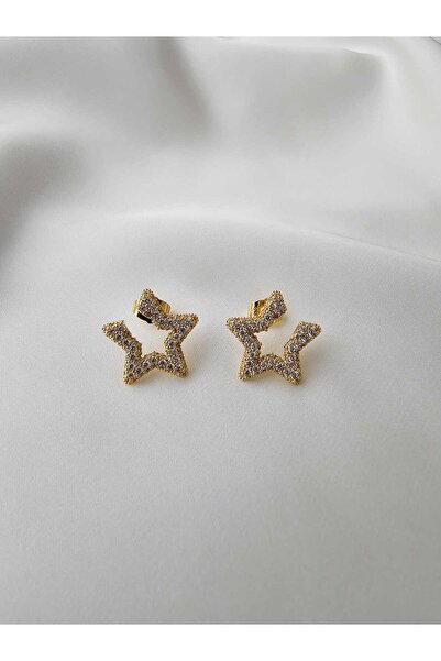 Zivazer Store Women's Xuping Steel Tarnish Free Star-Shaped Stone Earrings