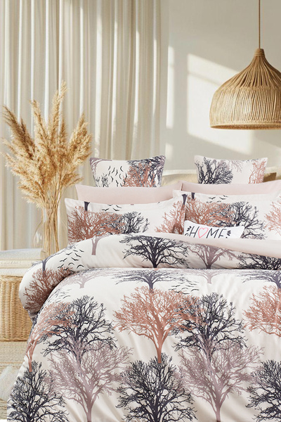 Always Double Sided Double Duvet Cover Set with Elastic Sheet Spring