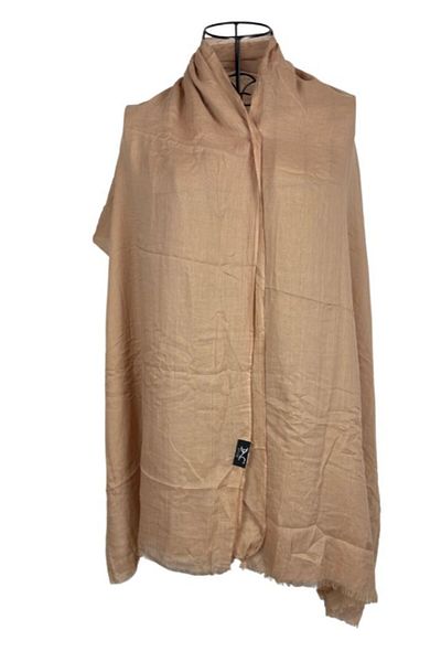 DACSHOP Esarfa dama uni 25VM, maro deschis 180 x 95 cm