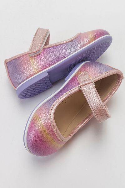 mnpc Girl's Rainbow Orthopedic Supported Ballerinas