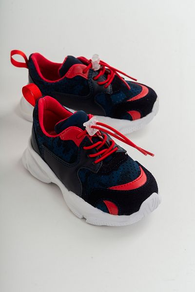 mnpc Boy's Navy Blue Orthopedic Supported Sports Shoes